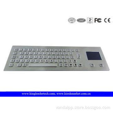 Industrial Keyboard With Touchpad And 64 Keys IP65 Rated Fo